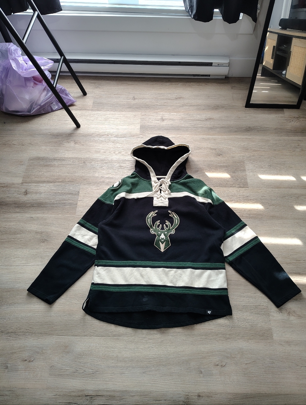 Milwaukee Bucks Hockey Style Jersey